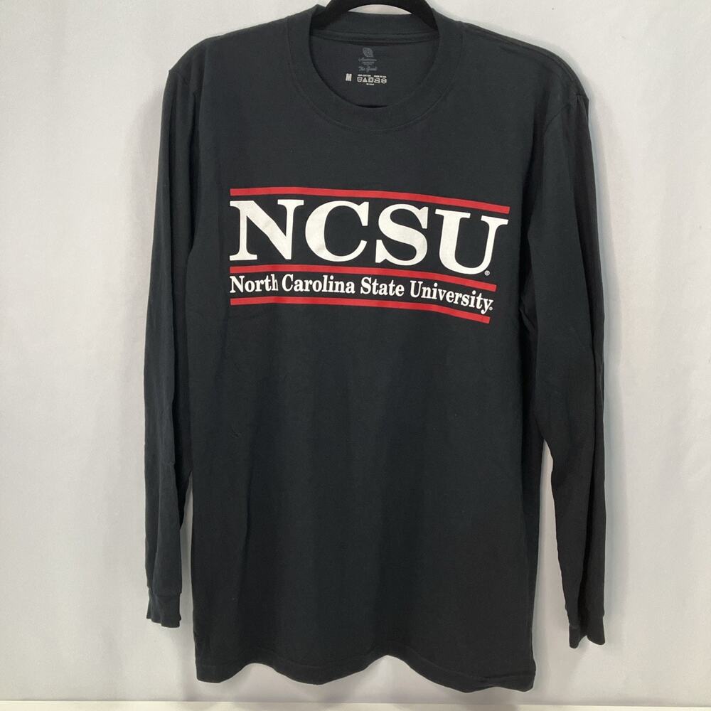 NCSU North Carolina State University Size M Medium Black Long Sleeve Shirt